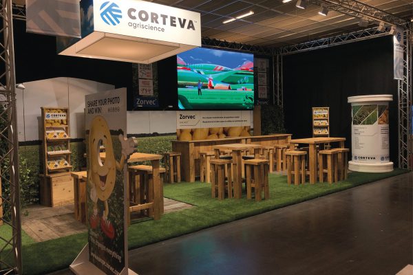 Corteva Agriscience - Concept & realisatie stand InterPom - Expo Kortrijk